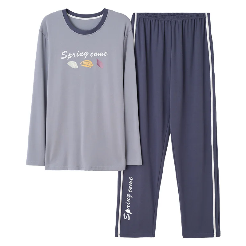 Осенне зимние пижамы для пар женские осенне с длинным рукавом мультяшная