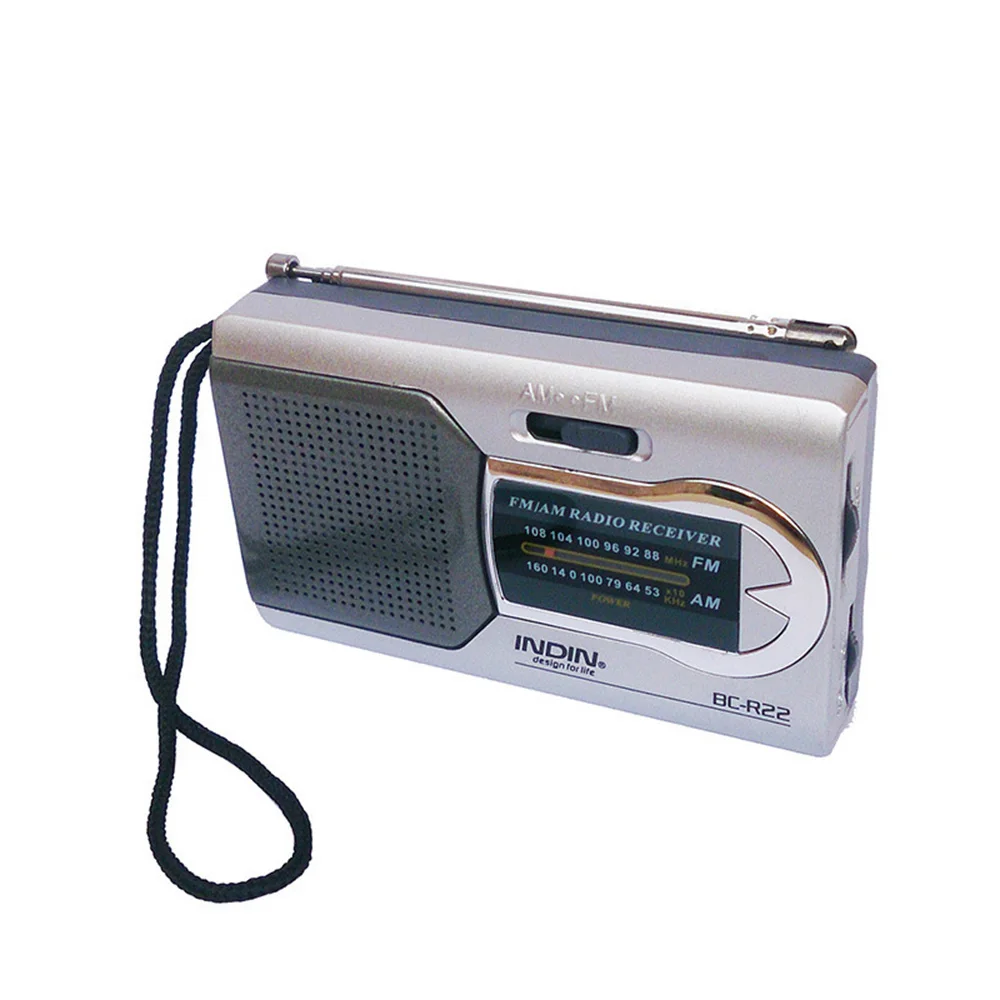 INDIN BC-R22 AM / FM двухдиапазонный мини-радиоприемник портативный музыкальный плеер