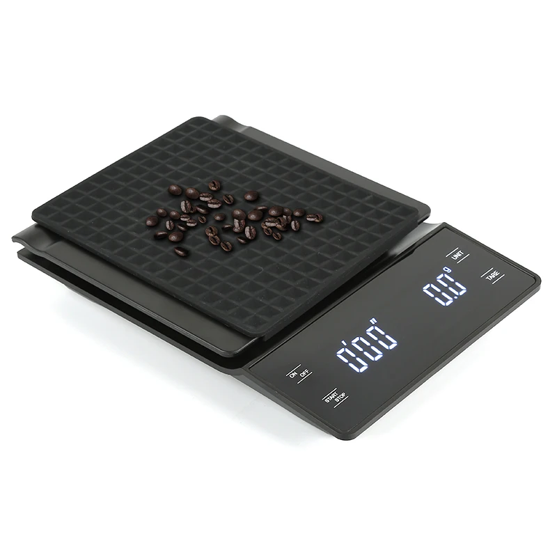 

Высокоточные кухонные весы с ЖК-дисплеем, бытовые весы для кофе, 0,1 г, капельные весы для кофе с таймером, портативные электронные цифровые