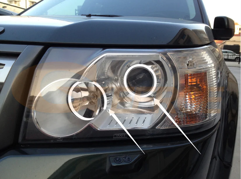 Отличные CCFL ангельские глазки набор halo Кольца для Land Rover Freelander 2 пред facelift 2006 2007 2008