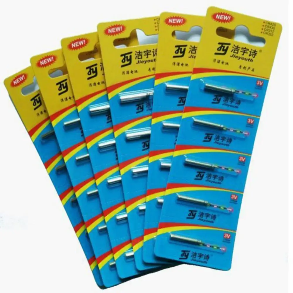 

5 шт. CR425 рыболовные плавающие батарейки батарея для рыбалки ночное батарея для рыбалки литиевая булавка клетки рыболовные аксессуары