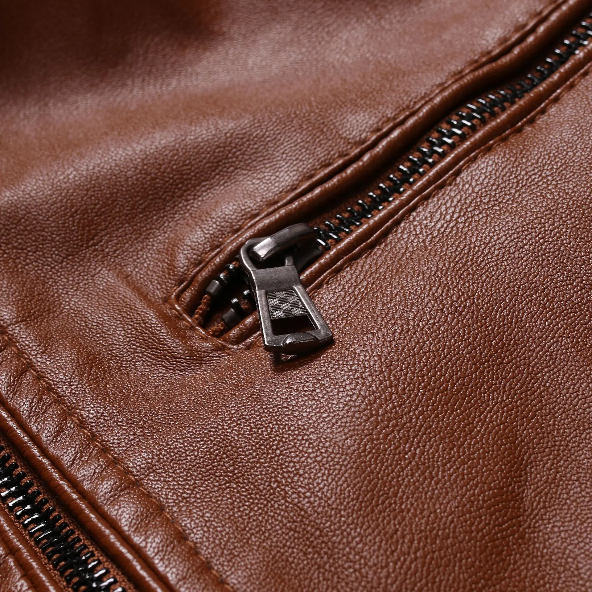 

Mens Bomber Jackets Fashion Men Faux Leather Coat Zipper Overcoat Motor Jacket Motorcycle Bikers Punk Men Colthing