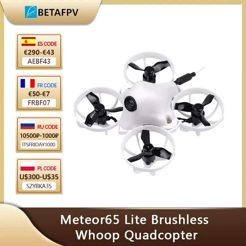 

BETAFPV метеорол 65 Lite бесщеточный гоночный Дрон FPV комнатный метеоротор 65 Whoop Квадрокоптер Frsky D8 M01 VTX C02 микро камера Радиоуправляемый Дрон