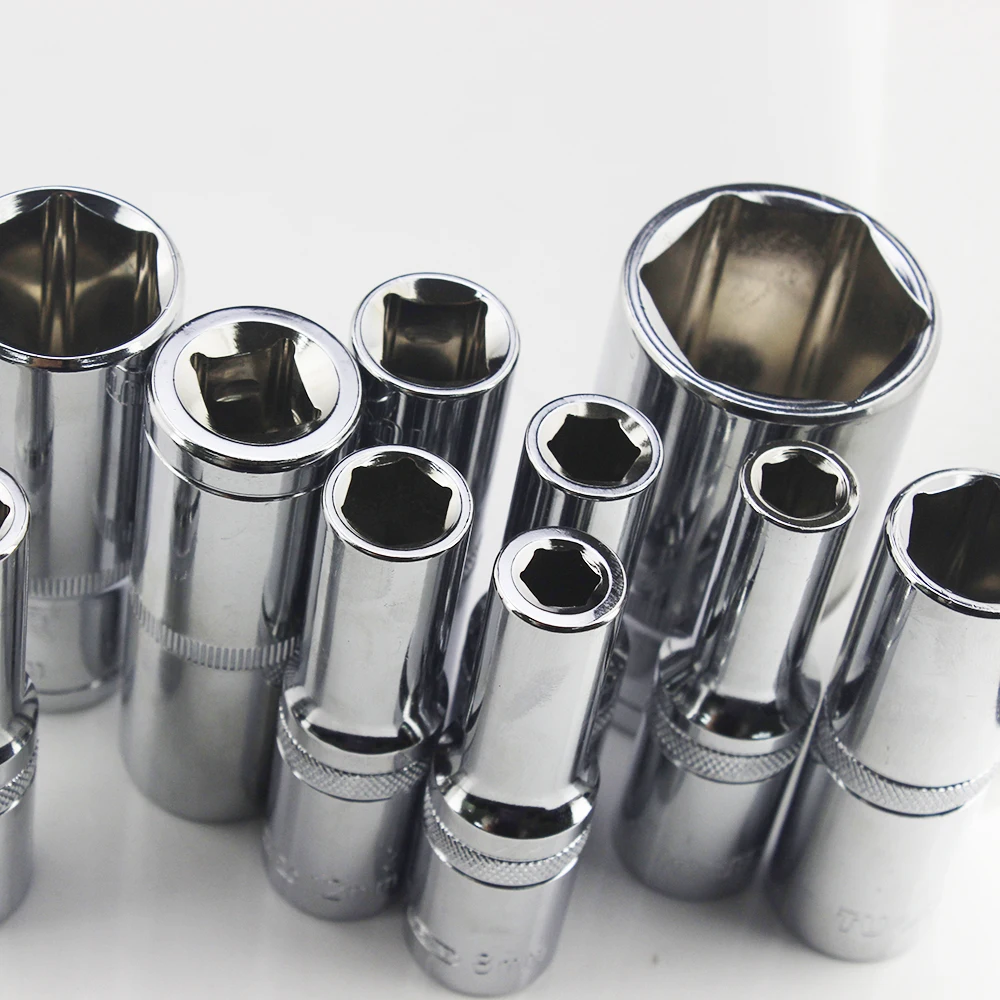 

Deep Socket for Wrench 1/2" Drive 8~32 mm Metric MM Chrome Master Hand Tools Wrench