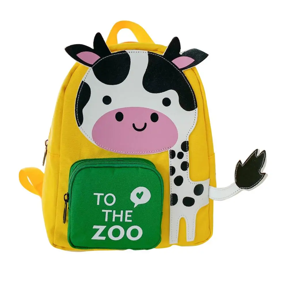 Рюкзак для мальчиков и девочек, нейлоновый Водонепроницаемый Школьный рюкзак с 3d-изображением животных, От 2 до 5 лет