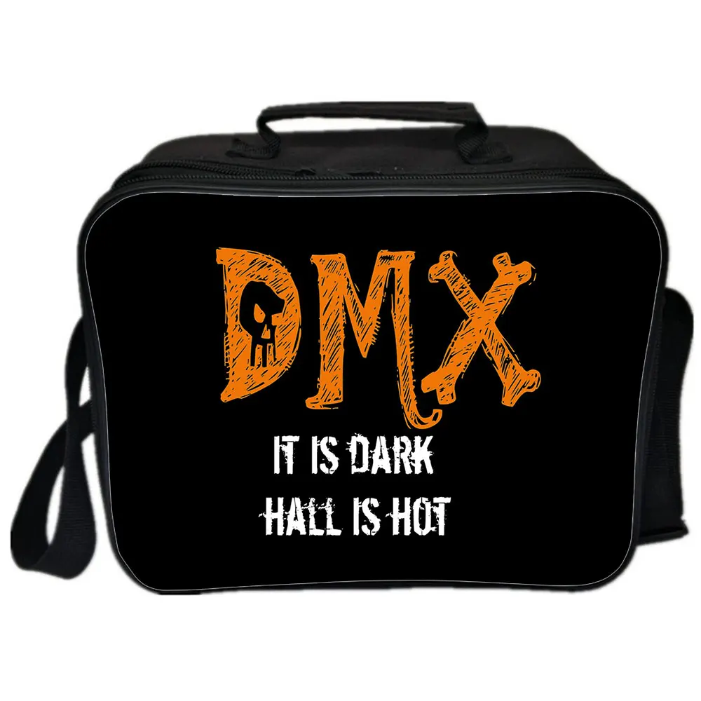 

Rapper DMX Backpack Picnic Bag Camping Shoulder Bag Handbags Portable Insulated Canvas Picnic Lunch Bags For Women