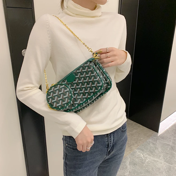 Роскошная брендовая Дизайнерская Женская посылка три в одном сумки через плечо