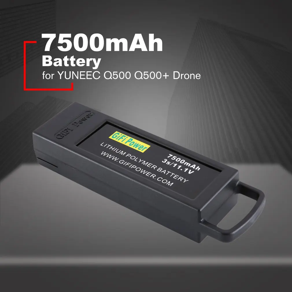 Аккумулятор Lipo большой емкости 7500 мАч 11 1 В 3S для Yuneec Q500 4K модели Typhoon RC|Детали и