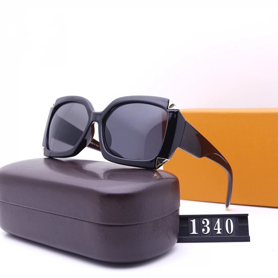 

Sunglasses Women's big frame designer brand retro women's men's husband driver luxury high quality 2021 new free glasses box