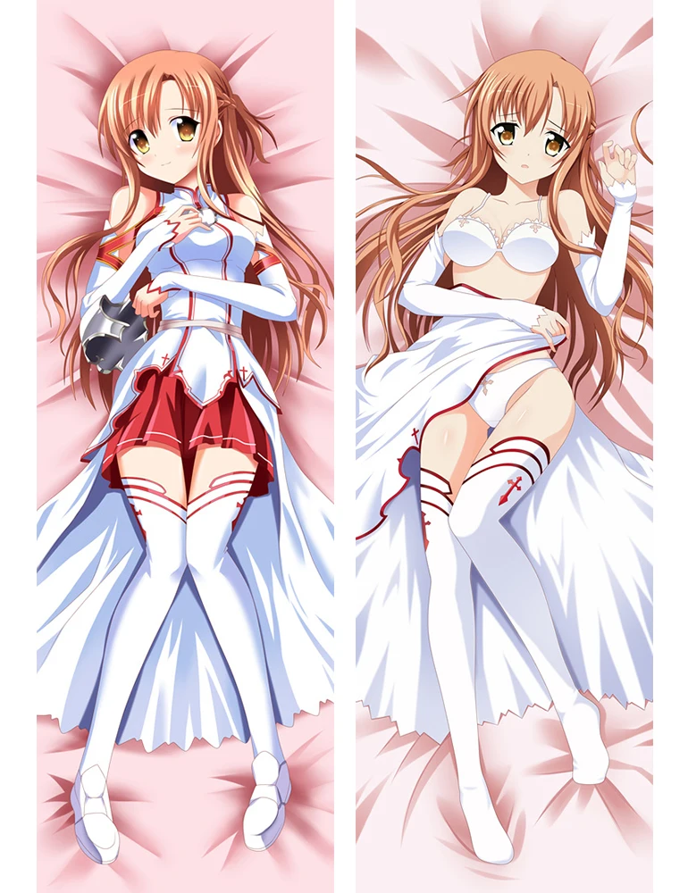 Аниме Dakimakura тело меч искусство онлайн 150x50 см 100x35 см наволочка манга 1