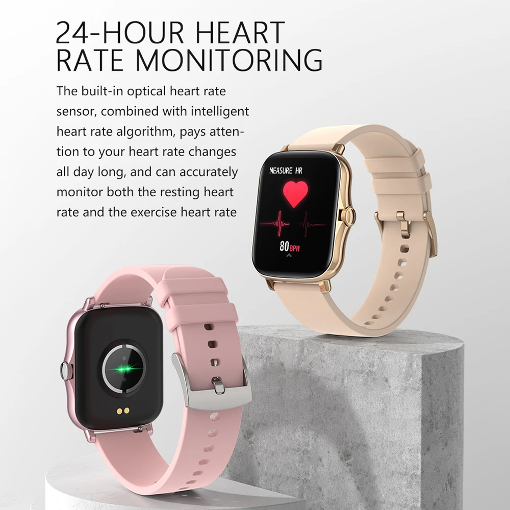Y20 Smart Watch Men Women IPX7 Waterproof Blood Pressure Heart Rate Fitness Tracker Smartwatch P8 Plus For IOS Android | Электроника