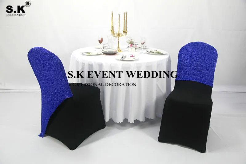 

5 10 25 шт Блестящий спандекс Чехол для стула колпачок для свадебного банкета Украшение для события