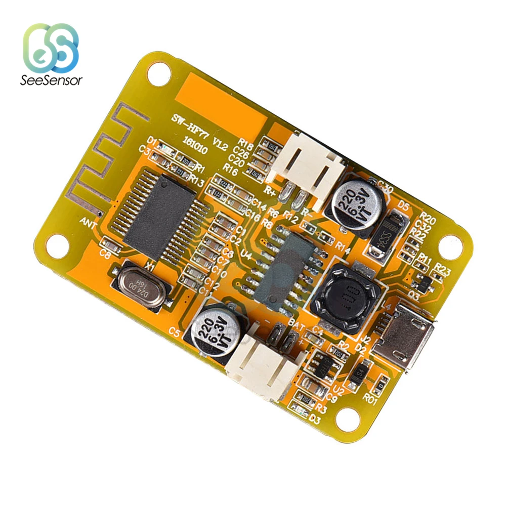 6 Вт моно Bluetooth цифровой усилитель плата микро USB мощности аудио приемник модуль