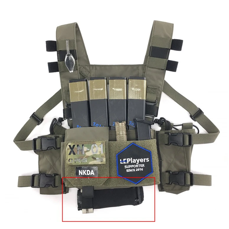 TW-OT08 TwinFalcons Tactical Multifunctional Adaptable Elastic Holder for plate carrier Tactical Vest Military Airsoft CQB