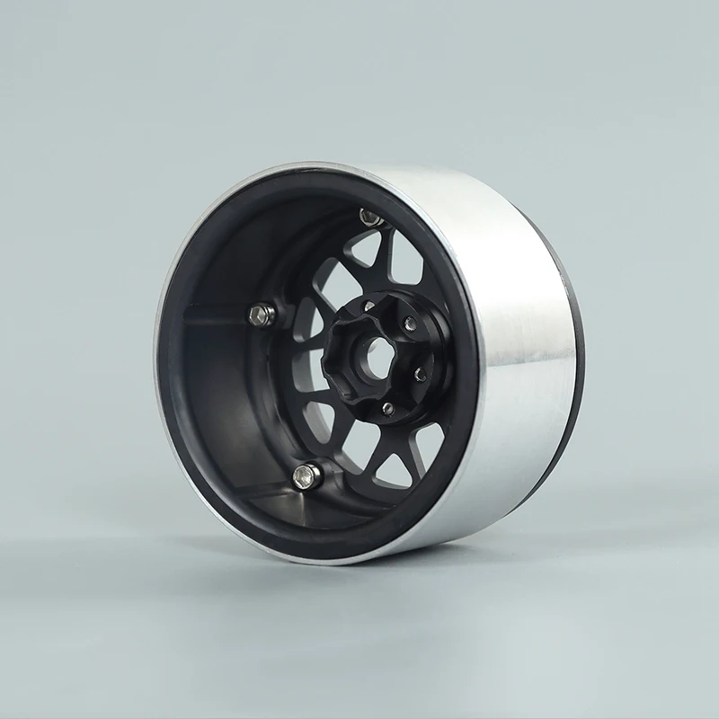 

2Pcs 2.2 Inch metal Beadlock Wheel Rims for 1/10 Axial Wraith SCX10 TRX4 TRX-4 RC Rock Crawler Car