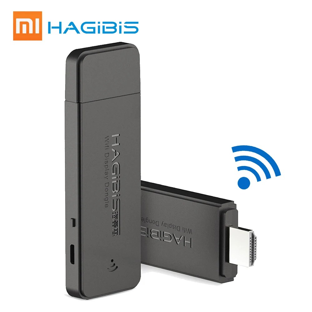 Xiaomi hagios беспроводной экран дисплей приемник 2,4G 5G 1080P Wi-Fi HD импорт того же экрана устройства портативный PPT дисплей для дома