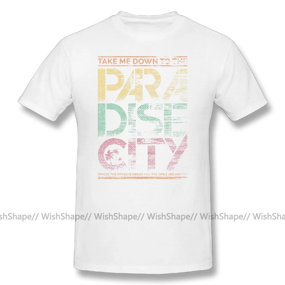 Мужская футболка с надписью Guns N Roses потрясающая Paradise City размера плюс 5XL 6XL