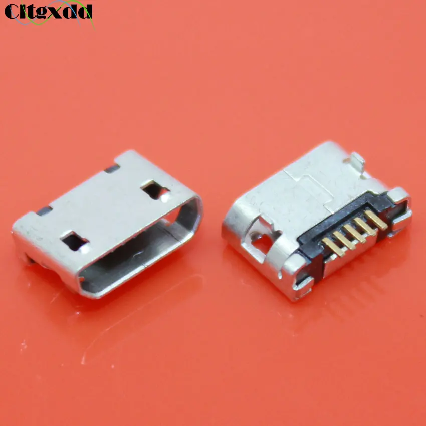 1 шт. разъем Micro USB Cltgxdd 5 Pin плоский штекер DIP зарядный порт для Samsung Lenovo Huawei ZTE HTC