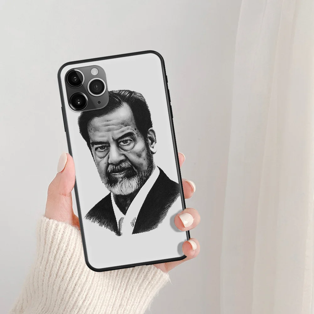 

Saddam Hussein Iraq Arabic Phone Case For IPhone 5 5S SE 5C 6 6S 7 8 Plus X XS XR 11 12 Mini Pro Max 2020 black Funda Fashion