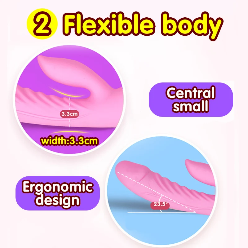 OMYSKY G Spot фаллоимитатор кролик вибратор с двойной вибрацией Силиконовый