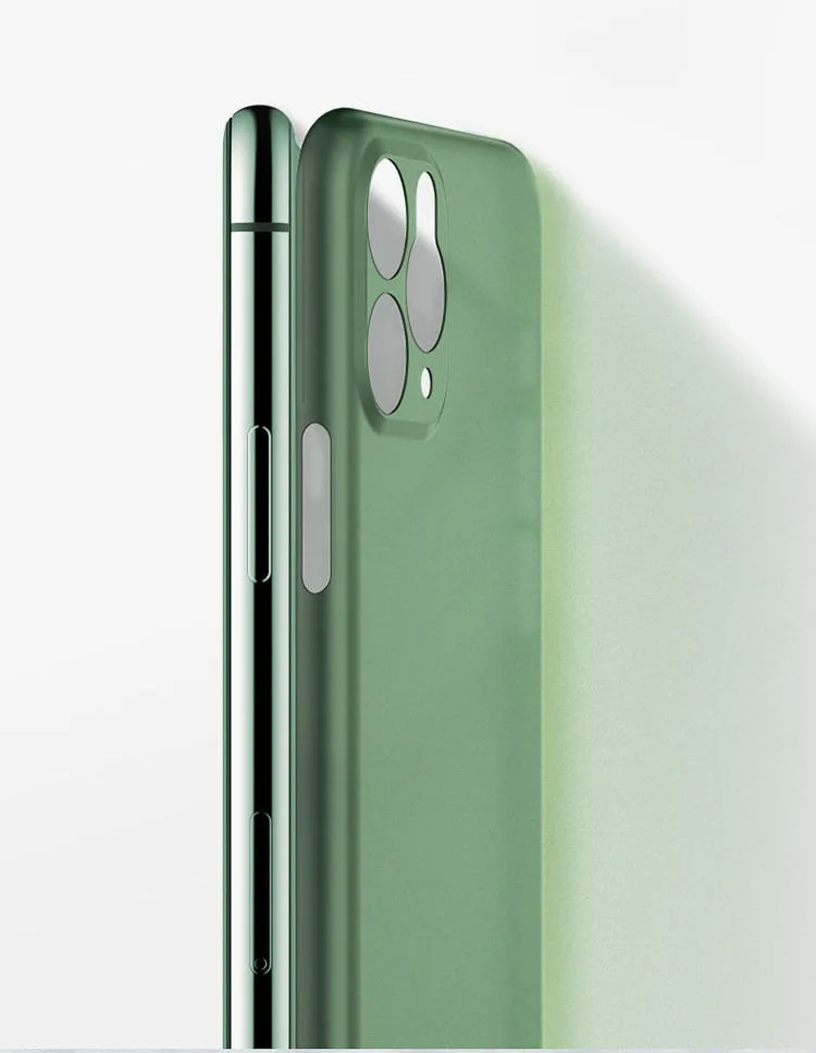 Ультратонкий матовый прозрачный чехол для телефона s для iPhone 6 6S 7 8 Plus XR X XS 11 Pro Max чехол Роскошный 0,3 мм чехол для телефона