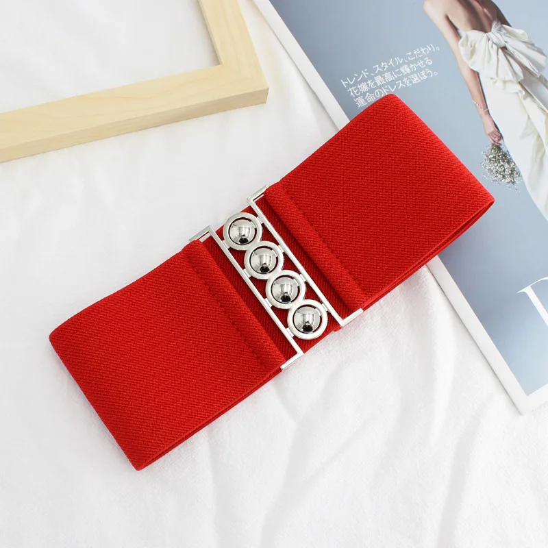 

Retro Belt Trend Simple Youth Belt Decoration Casual Belts New Fashion Designer Design Elastic Wide Women's Belt