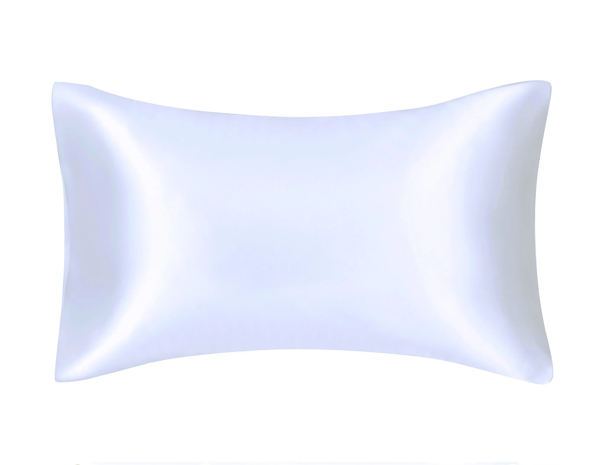 Funda de almohada de seda Mulberry de dos lados, cubierta de almohada de seda Charmeuse invisible con cierre de cremallera, 100%-0
