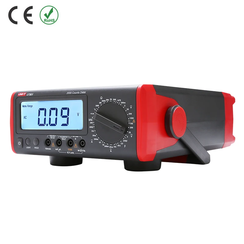 

UNI-T UT801 UT802 UT803 Bench top Digital Multimeter AC DC voltage current meter Resistance Capacitance Frequency Diode tester