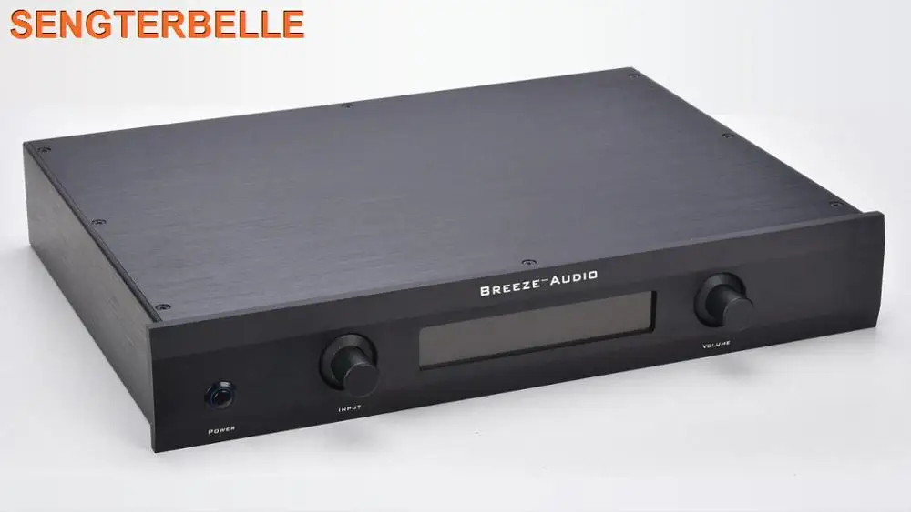 BZ4307 черный полностью алюминиевый предусилитель корпус XLR Предварительный усилитель чехол аудио шасси 430 мм* 70 мм* 308 мм