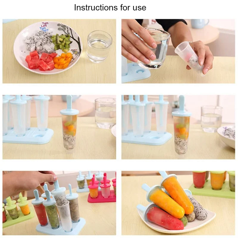 Многоразовые формы для мороженого капельный поднос приготовления фруктового