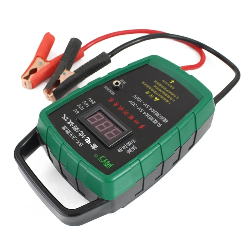 

Car Battery Tester 12V Motorcycle Battery Tester Battery Load Plug Charging Test Battery Tools