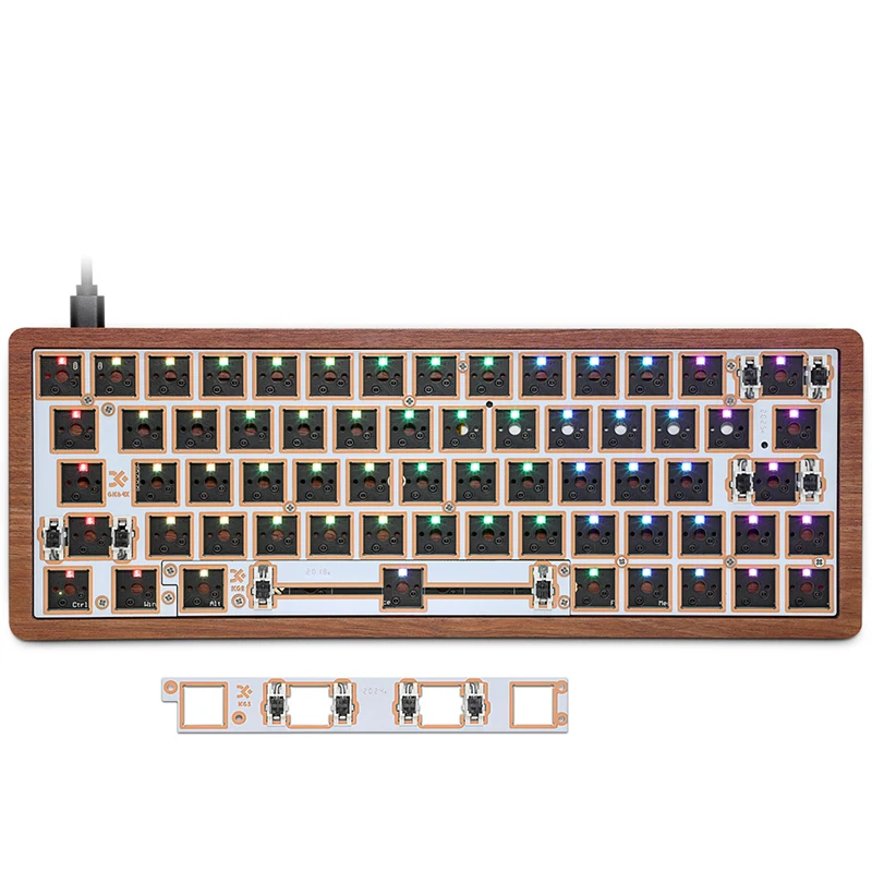 Деревянная оболочка GK64X GK64XS горячая распродажа Деревянный чехол 60%