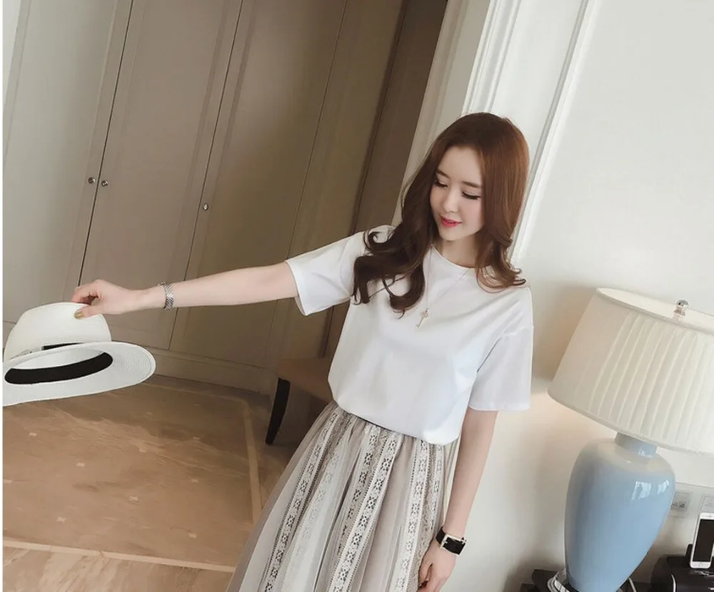 Женская футболка с принтом в стиле Харадзюку Повседневная коротким рукавом