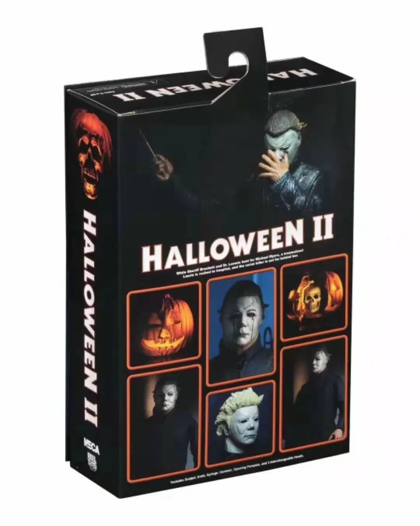 NECA Хэллоуин 2 Ultimate Майкл Майерс фигурки суставов подвижные модели игрушки 18 см