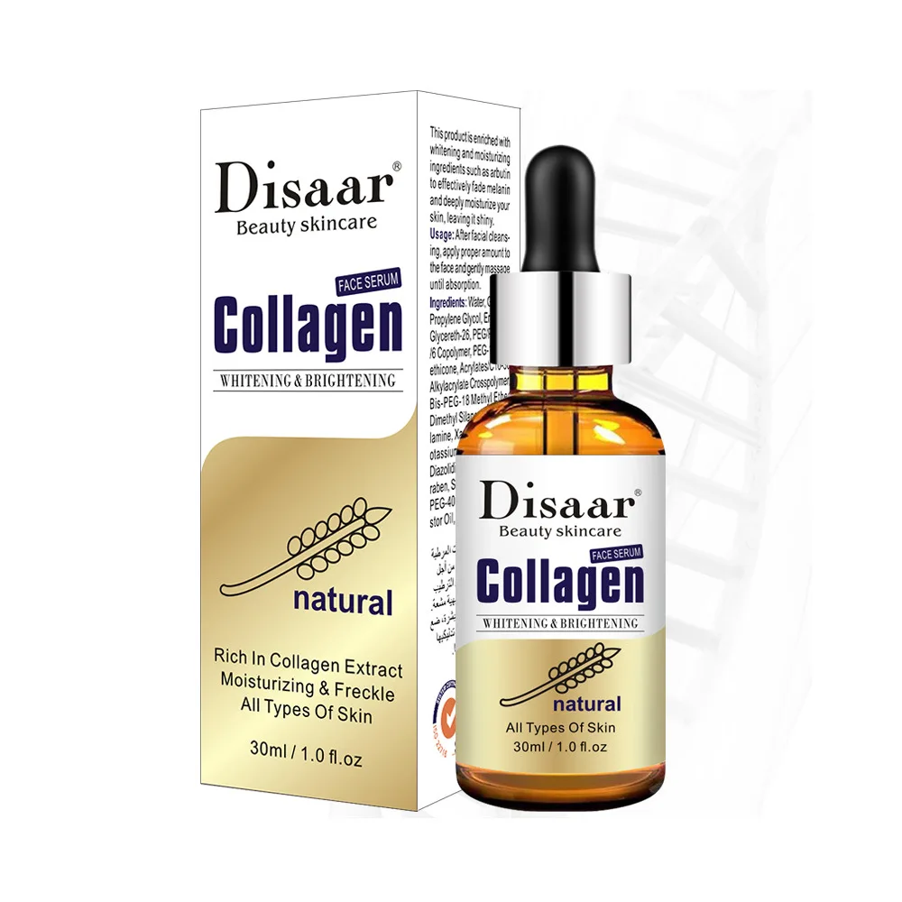 

Disaar Collagen Face Serum Anti-Aging Wrinkle Brighten Skin Colour Essence Lift Firming Whitening Moisturizing Repair Skin Care