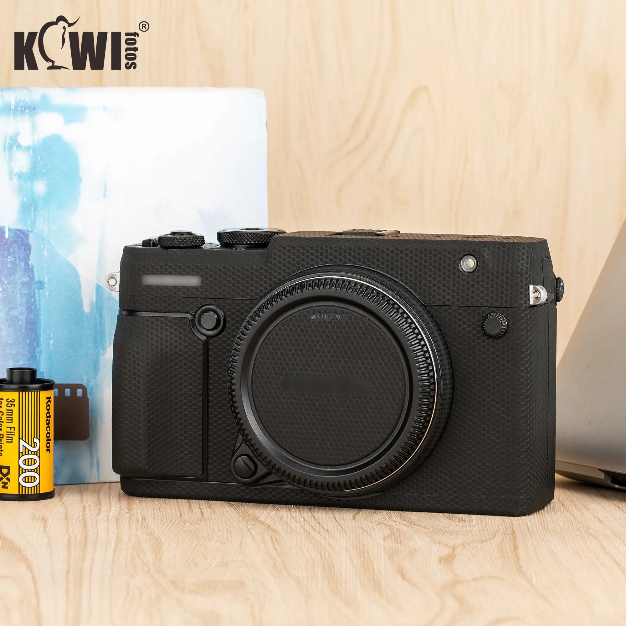 Наклейка на корпус камеры Kiwi для Fuji Fujifilm GFX 50R комплект износостойкой защитной