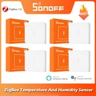 Датчик температуры и влажности SONOFF SNZB-02 ZigBee в режиме реального времени с уведомлением о низком заряде батареи работает с eWeLink Alexa Google Home