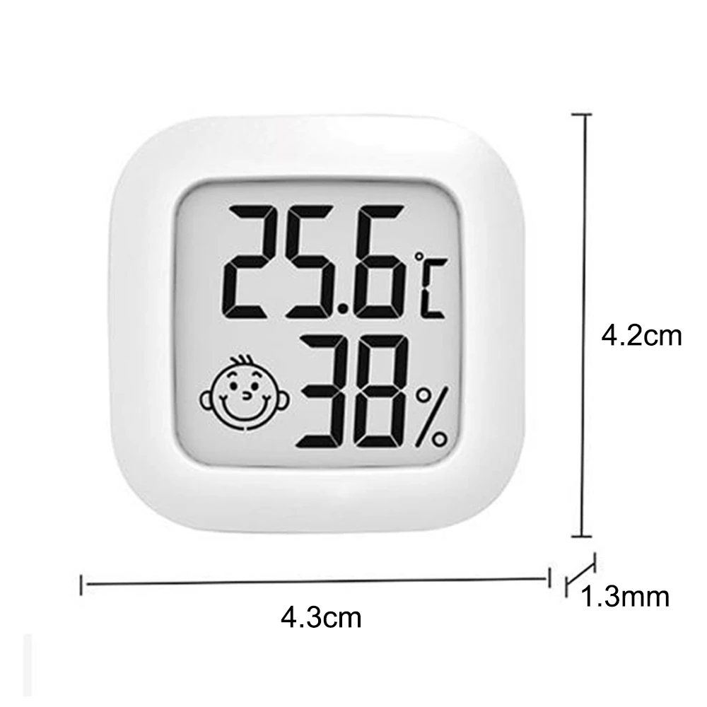 

Mini Digital LCD Indoor Thermometer Temperature Sensor Humidity Meter Thermometer Room Hygrometer Gauge Use For Home And Office