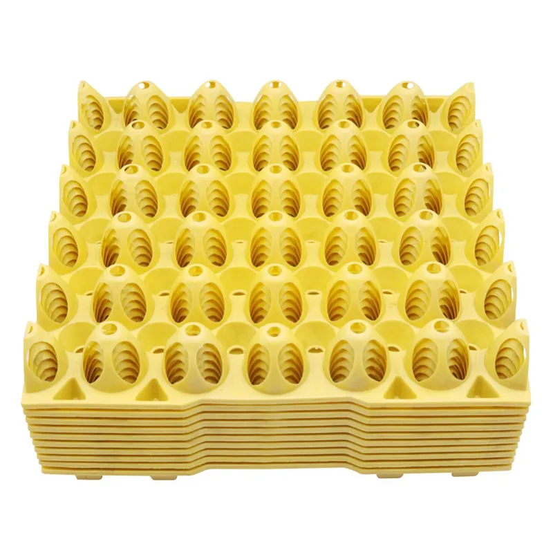 10 pcs Farm Egg Tray 288*288*48mm Egg Tray Transportation And Storage Of Eggs Recycling Plastic Material Egg Trough Depth 36mm