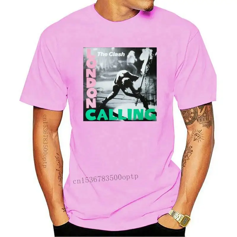 

New The Clash London Calling English Punk Rock Men Women Unisex T-Shirt Top Summer Streetwear Cotton Short Sleeve T Shirts