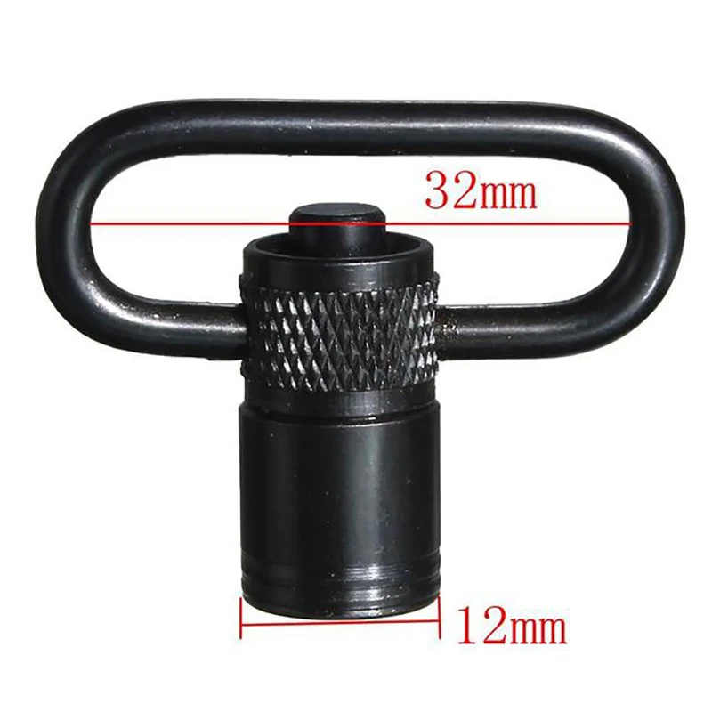 

Quick Detach Release QD Sling Swivel Scope Mount Ring Works With Most Weapons With A Sling Swivel Mount