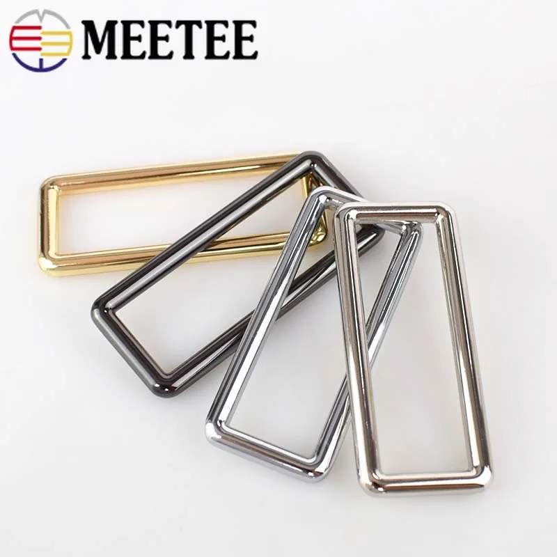 2 шт./4 шт. Meetee 50 мм регулируемые пряжки металлический слайдер три скольжения D