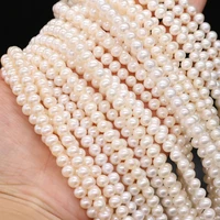 natural freshwater white pearl beaded rice shape beads for jewelry making diy necklace bracelet accessries 5 5 5mm