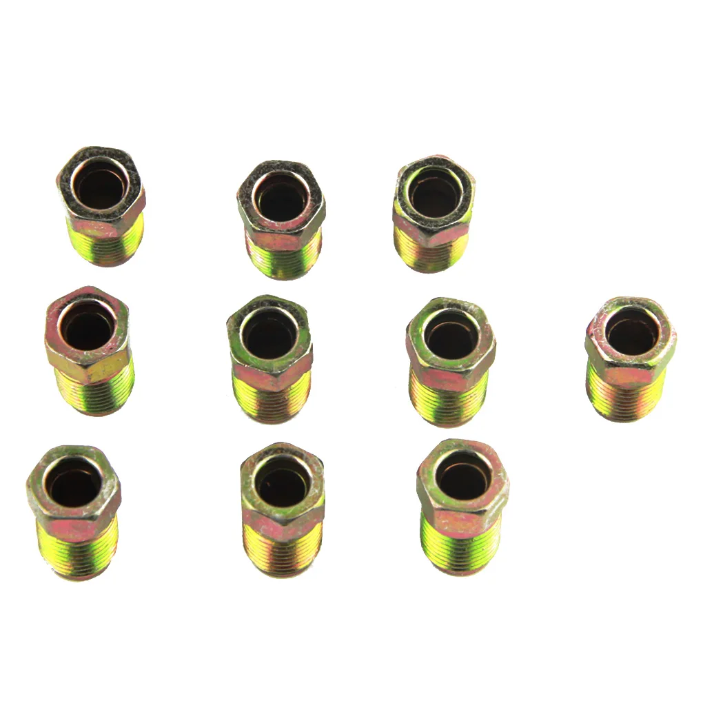 Тормозные гайки. Штуцер тормозной трубки пвх 12. Муфта тормозных трубок м10х1. Трубка тормозная стальная. Штуцер тормозной под трубку 1/2.