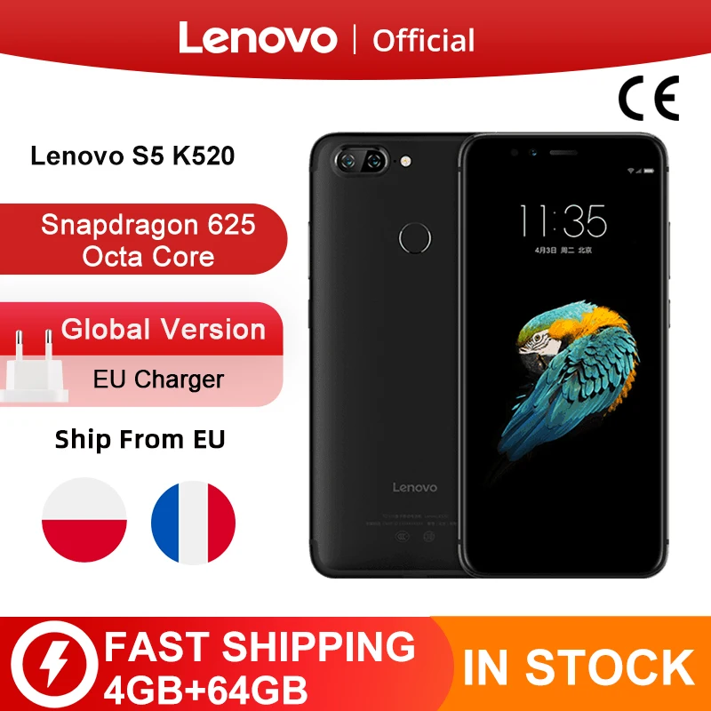 Смартфон Lenovo S5 K520 4+64 ГБ (глобальная версия)|Смартфоны| |