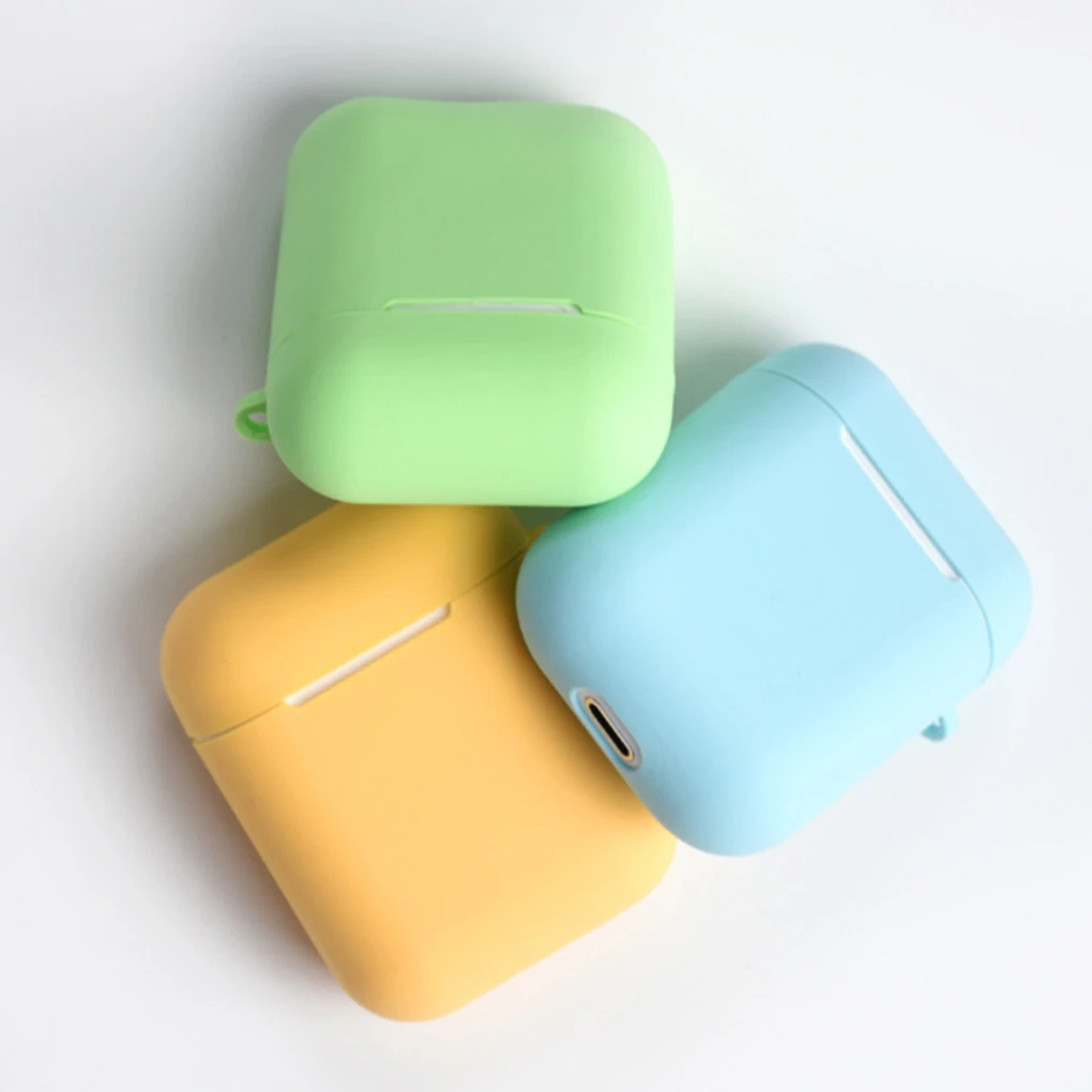 Earphones Cover Silicone Bluetooth Headset Case Wireless Earbuds Protector Replacement for Airpods i9S/i10/i11/i12 | Электроника