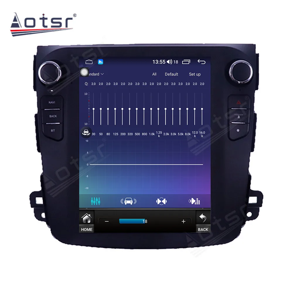 Tesla style For Mitsubishi Outlander Android Car Radio Player GPS Navigation 360 Camera Auto Stereo Multimedia DSP Carplay 4G