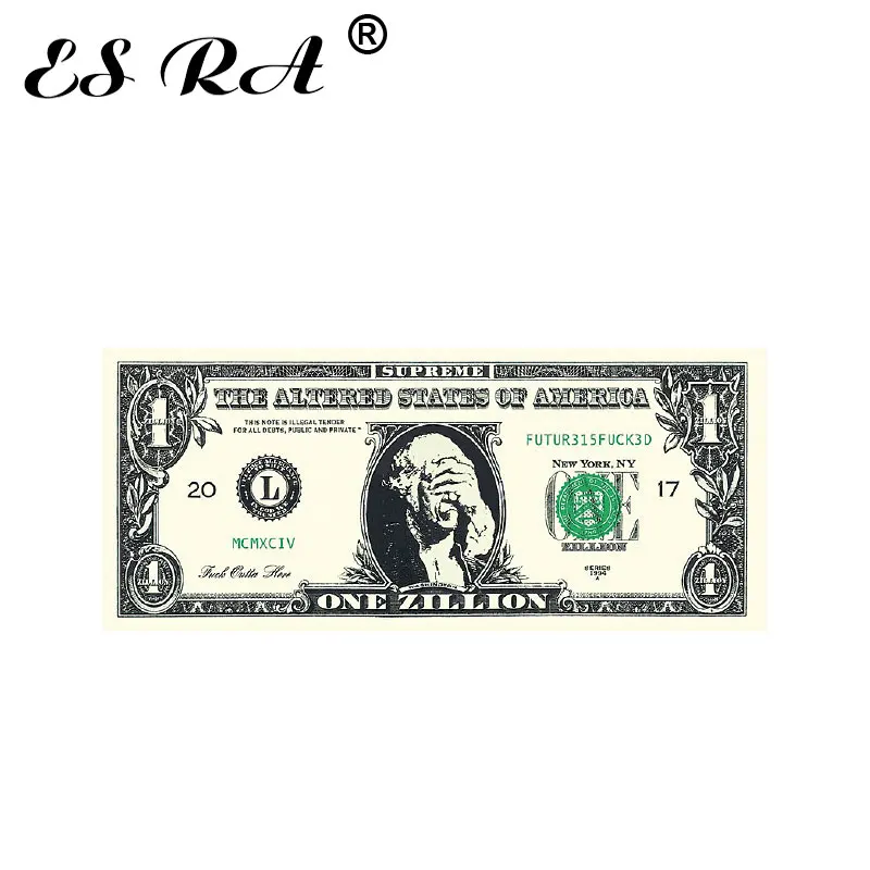 Слитная наклейка для скейтборда ноутбука с изображением доллара забавная