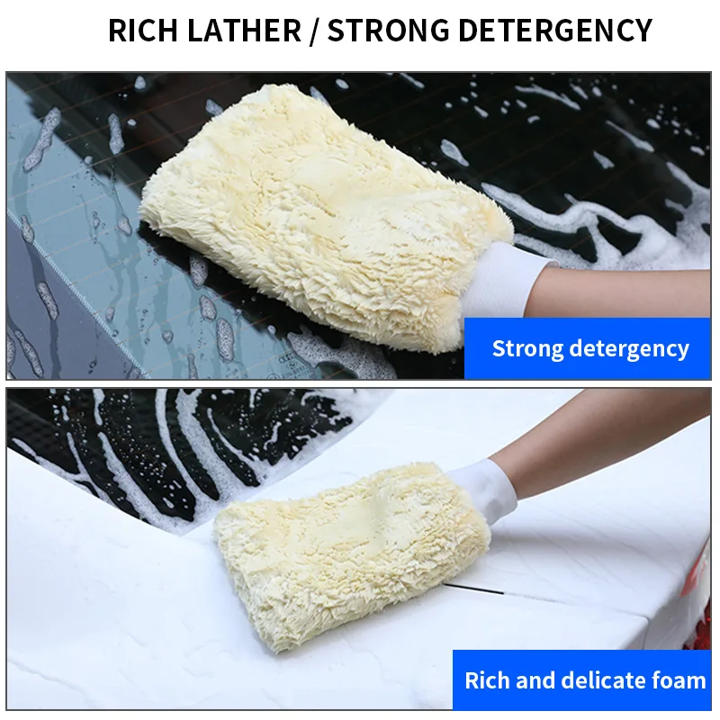 Новая Автомобильная перчатка для мытья автомобиля инструменты стекол очистка