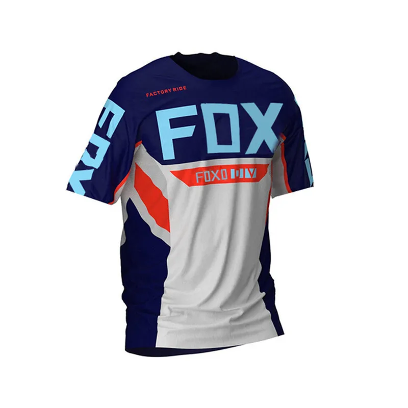 

2021 Foxo Bike Riding T-shirt Downhill Motocross T-shirt MX Mountain Bike Set FXR Locomotive